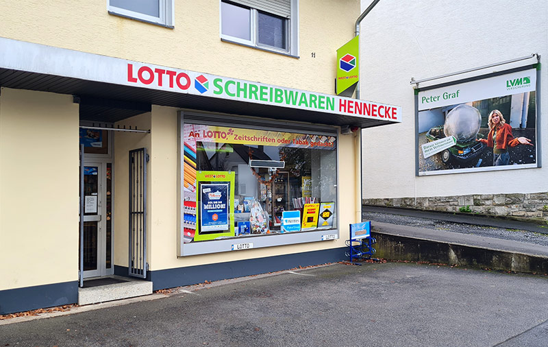 Lotto Tabak und Schreibwaren Hennecke in Iserlohn - Außenansicht